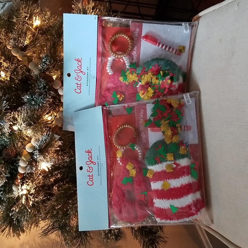 Set of 2, Christmas Accessories, Girl's Accessories, Stocking Stuffers